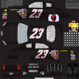 NASCAR RaceView - #23 Bill Davis Racing Chevrolet