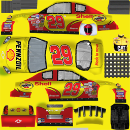 NASCAR RaceView - #29 Shell/Pennzoil Chevrolet