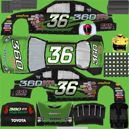 NASCAR RaceView - #36 360 OTC Toyota