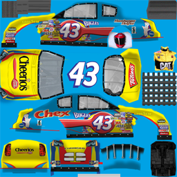 NASCAR RaceView - #43 Cheerios/Betty Crocker Dodge