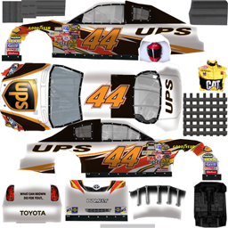 NASCAR RaceView - #44 UPS Toyota