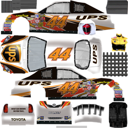 NASCAR RaceView - #44 UPS Toyota