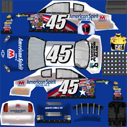 NASCAR RaceView - #45 Marathon American Spirit Motor Oil Chevrolet