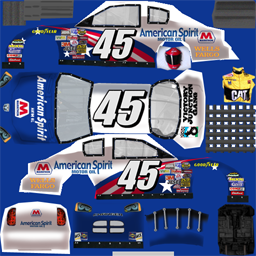 NASCAR RaceView - #45 Marathon American Spirit Motor Oil Dodge