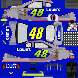 NASCAR RaceView - #48 Lowe's Chevrolet (2005)
