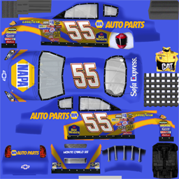 NASCAR RaceView - #55 NAPA Chevrolet (2006)