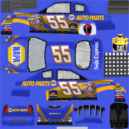 NASCAR RaceView - #55 NAPA Toyota (2006)