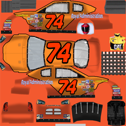 NASCAR RaceView - #74 Royal Administration Dodge