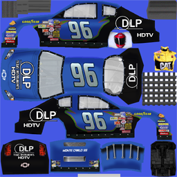 NASCAR RaceView - #96 DLP HDTV Chevrolet