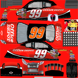 NASCAR RaceView - #99 Office Depot Chevrolet (Error)