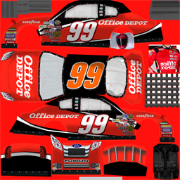 NASCAR RaceView - #99 Office Depot Ford