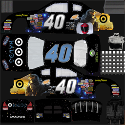 NASCAR RaceView - #40 Halo 3/Target