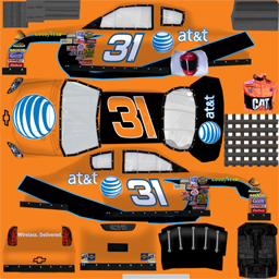 NASCAR RaceView - #31 AT&T Mobility Chevrolet