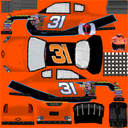 NASCAR RaceView - #31 Unsponsored Chevrolet