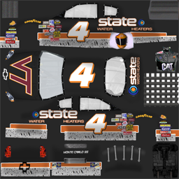 NASCAR RaceView - #4 Virginia Tech/State Water Heaters Chevrolet