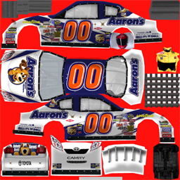 NASCAR RaceView - #00 Aaron's Dream Machine Toyota