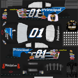 NASCAR RaceView - #01 Principal Financial Group Chevrolet