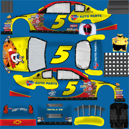 NASCAR RaceView - #5 Kellogg's/CARQUEST Chevrolet