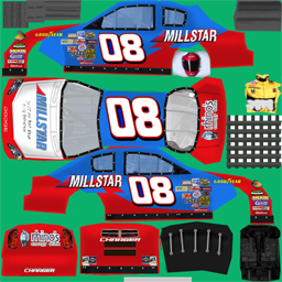NASCAR RaceView - #08 Millstar Tools Dodge