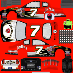 NASCAR RaceView - #7 Jim Beam Ford