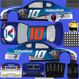 NASCAR RaceView - #10 Valvoline Dodge