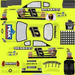 NASCAR RaceView - #15 Peak Antifreeze/Menard's Chevrolet