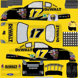 NASCAR RaceView - #17 DeWalt Ford