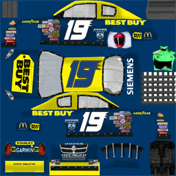 NASCAR RaceView - #19 Best Buy Dodge