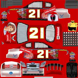 NASCAR RaceView - #21 Motorcraft/Quick Lane Tire & Auto Center Ford