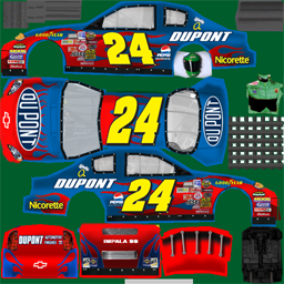 NASCAR RaceView - #24 DuPont Chevrolet