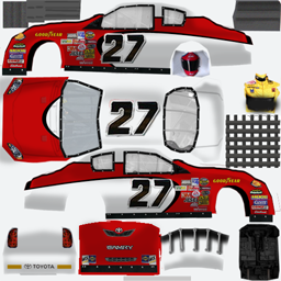 NASCAR RaceView - #27 Bill Davis Racing Toyota