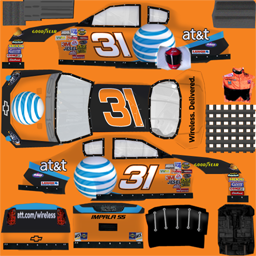 NASCAR RaceView - #31 AT&T Mobility Chevrolet