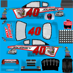 NASCAR RaceView - #40 Dodge Journey Dodge