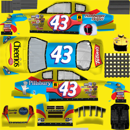 NASCAR RaceView - #43 Cheerios/Betty Crocker Dodge