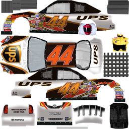 NASCAR RaceView - #44 UPS Toyota