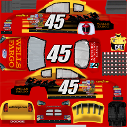 NASCAR RaceView - #45 Wells Fargo Dodge