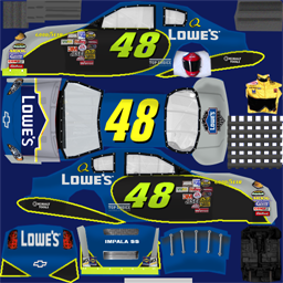 NASCAR RaceView - #48 Lowe's Chevrolet