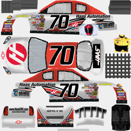 NASCAR RaceView - #70 Haas Automation Chevrolet