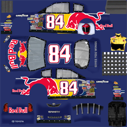 NASCAR RaceView - #84 Red Bull Toyota