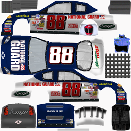 NASCAR RaceView - #88 National Guard/AMP Energy Chevrolet