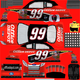 NASCAR RaceView - #99 Office Depot Ford