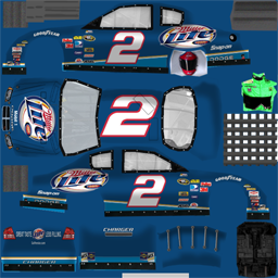 NASCAR RaceView - #2 Miller Lite Dodge