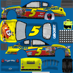 NASCAR RaceView - #5 Kellogg's/CARQUEST Chevrolet