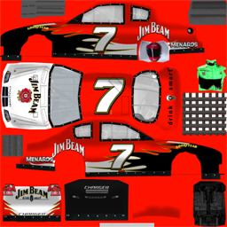 NASCAR RaceView - #7 Jim Beam Dodge