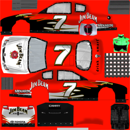 #7 Jim Beam Toyota