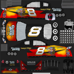 NASCAR RaceView - #8 Guitar Hero Chevrolet