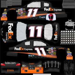 NASCAR RaceView - #11 FedEx Express Toyota