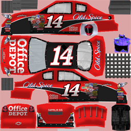 NASCAR RaceView - #14 Office Depot Chevrolet