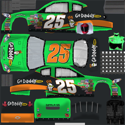 #25 GoDaddy.com Chevrolet