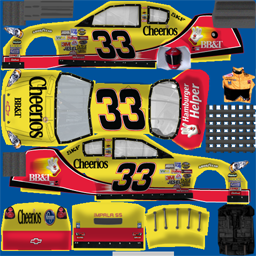 NASCAR RaceView - #33 Cheerios Chevrolet